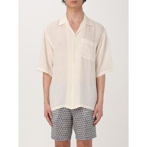 120% Lino Shirt Men Milk